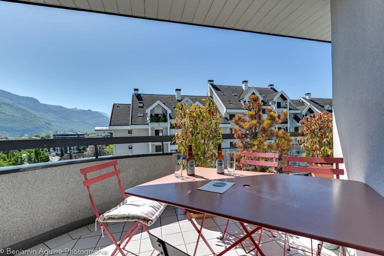 Le Thélème - Appartement Duplex à Annecy balcon&parking à 800m du Lac Exterior foto