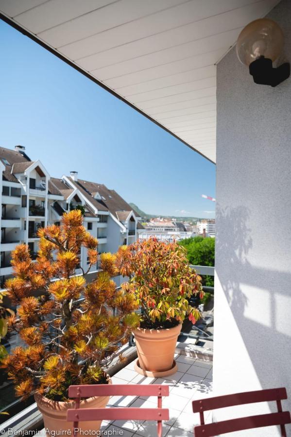 Le Thélème - Appartement Duplex à Annecy balcon&parking à 800m du Lac Exterior foto