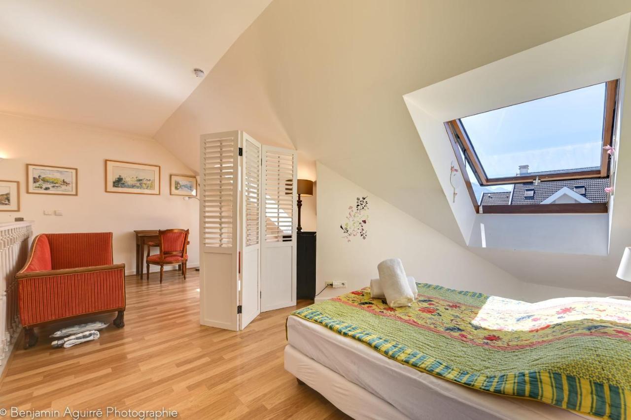 Le Thélème - Appartement Duplex à Annecy balcon&parking à 800m du Lac Exterior foto