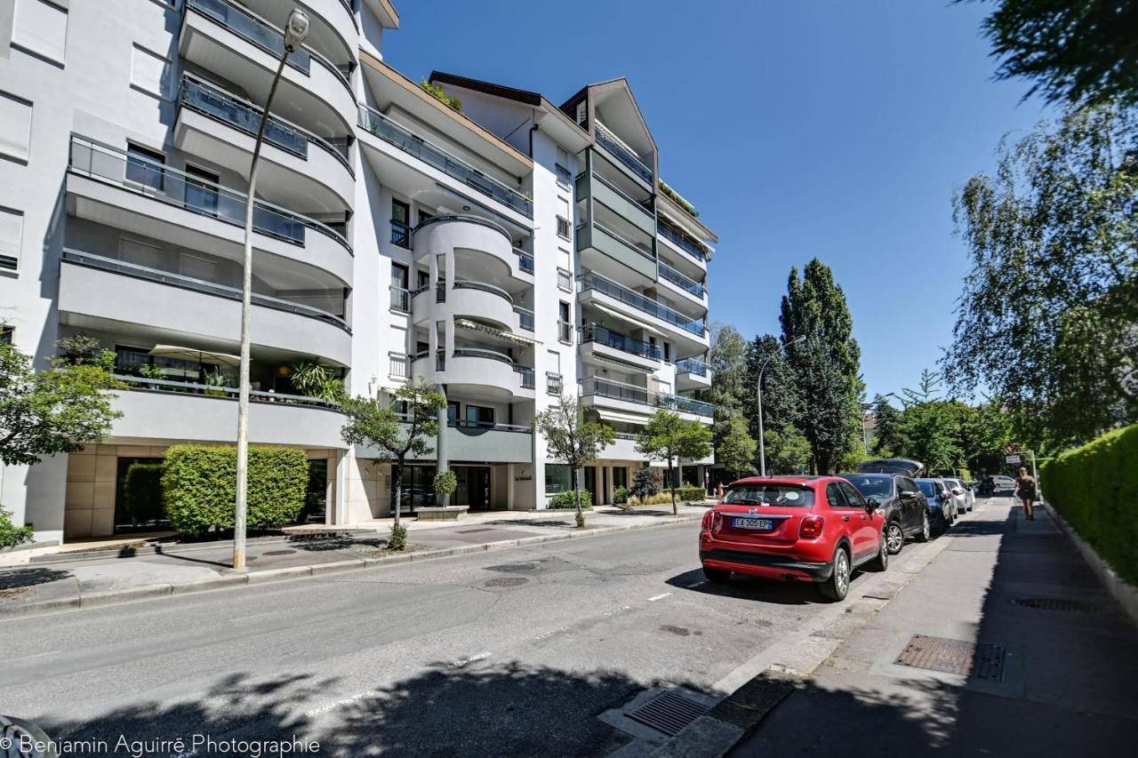 Le Thélème - Appartement Duplex à Annecy balcon&parking à 800m du Lac Exterior foto